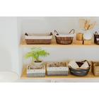 Корзина для хранения плетёная Доляна «Войс», 25×9×20 см, цвет чёрный - фото 24615721