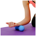 Мяч массажный овал 14 х 6 см, 390 г, цвета МИКС - Фото 3