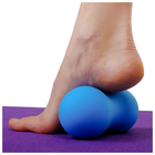 Мяч массажный овал 14 х 6 см, 390 г, цвета МИКС - Фото 4