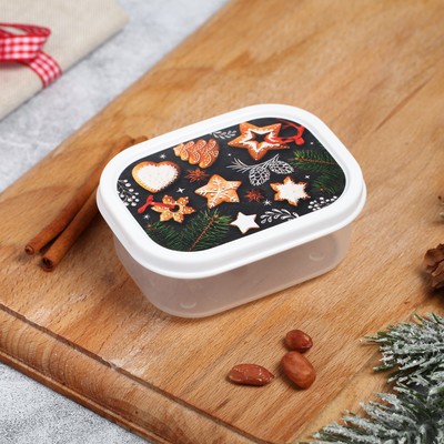 Ланч - бокс новогодний «Печеньки», 150 мл