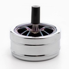 Пепельница для дома бездымная «Покрышка», для сигарет и стиков, 9×9×8 см - Фото 2