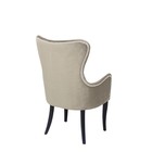 Кресло «Лари», ткань велюр, молдинг бронза, опоры массив венге, цвет боне - Фото 2