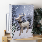 Светодиодная фигура «Олень» 30×46×15 см, акрил, от батареек ААх2, свечение тёплое белое - Фото 5