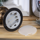 Светодиодная фигура «Свеча с Дедом Морозом» 11 × 26 × 11 см, пластик, батарейки ААх3 (не в комплекте), свечение тёплое белое - Фото 5