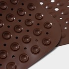 Коврик противоскользящий в ванну Доляна «Пузырьки», на присосках, 39×101 см, МИКС - Фото 4