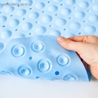 Коврик противоскользящий СПА в ванну на присосках Доляна «Пузырьки», 39×101 см, цвет МИКС - Фото 5