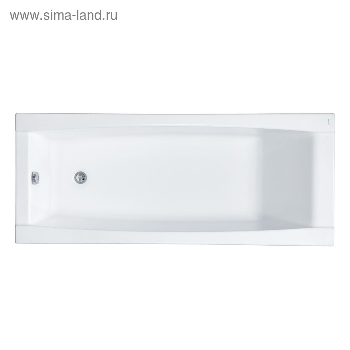 Ванна акриловая Santek «Санторини» 170х70 см, прямоугольная, белая - Фото 1