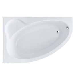 Ванна акриловая Santek «Эдера» 170х110 см, асимметричная левая, белая