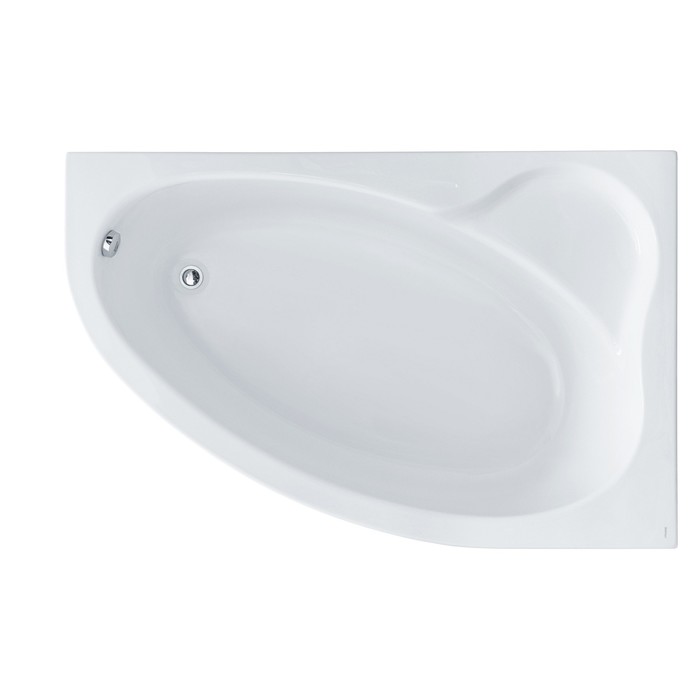 Ванна акриловая Santek «Эдера» 170х110 см, асимметричная правая, белая