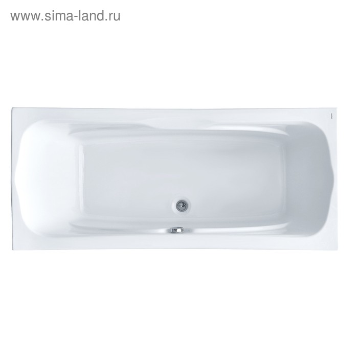 Ванна акриловая Santek «Корсика» 180х80 см, прямоугольная, белая - Фото 1