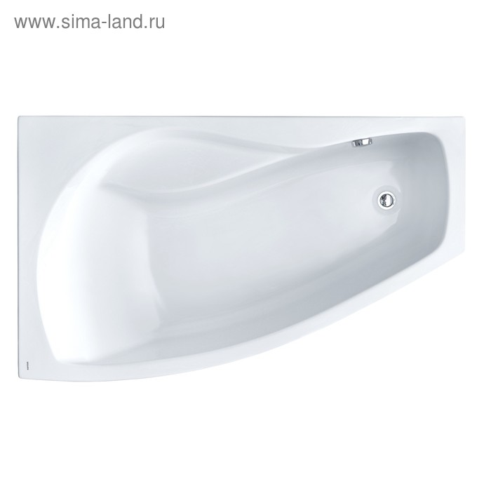 Ванна акриловая Santek «Майорка» XL 160х95 см, асимметричная левая, белая - Фото 1