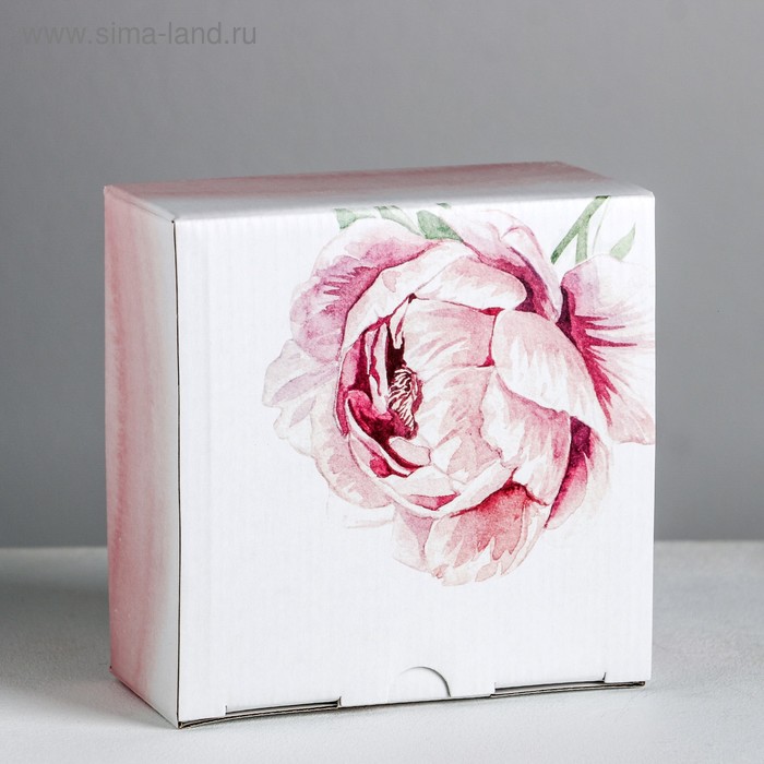 Коробка‒пенал, упаковка подарочная, «Самой нежной», 15 х 15 х 7 см