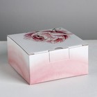 Коробка‒пенал, упаковка подарочная, «Самой нежной», 15 х 15 х 7 см - Фото 4