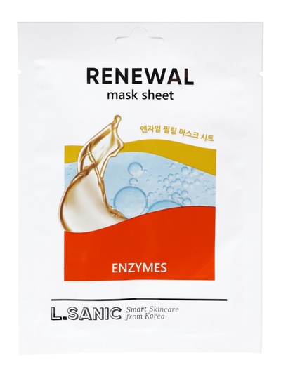 Тканевая маска для лица L.SANIC «Обновляющая», с энзимами