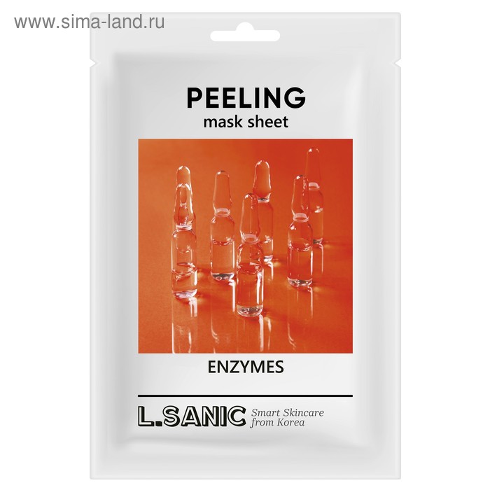 Тканевая маска для лица L.SANIC «Обновляющая», с энзимами - Фото 1