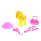 Игрушка «Пони» в сумочке с аксессуарами, МИКС 4438525 - фото 16540055