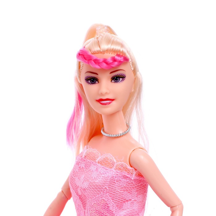 Кукла-модель шарнирная «Катя» в платье, МИКС - фото 1907040589