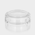 Пепельница «Классика» 9.5×3 см, стекло, прозрачная - Фото 4