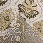 Покрывало гобеленовое «Этель. Барокко», 140×200 см, 450 г/м², бежевое - Фото 3