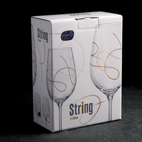 

Набор бокалов для вина String, 350 мл, 2 шт
