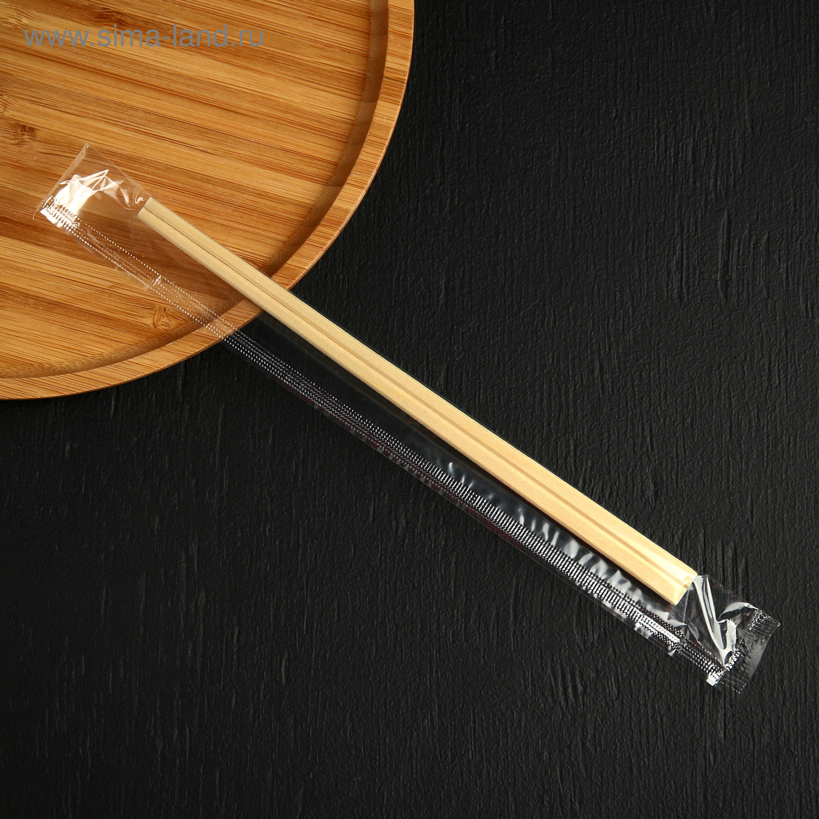 Палочки деревянные для еды 21 см, 100 шт, в индивидуальной п/э упаковке ...