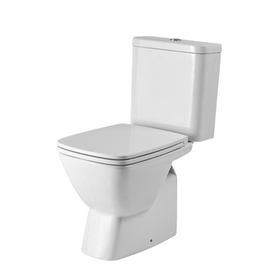 Унитаз компакт Santek «Нео» прямой выпуск, 2-реж. арм., сиденье дюропласт softclose тонкое