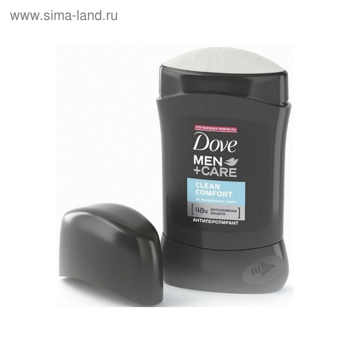 Антиперспирант Dove Men + Care Clean Comfort «Интенсивная защита», стик, 50 г - Фото 1