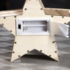 Светодиодная фигура «Звезда» 16×16×5 см, дерево, батарейки АААх2 (не в комплекте), свечение тёплое белое - Фото 3