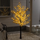 Светодиодное дерево «Клён осенний» 1.6 м, 160 LED, постоянное свечение, 220 В, свечение тёплое белое - Фото 4