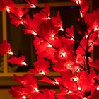 Светодиодное дерево «Клён красный» 1.6 м, 160 LED, постоянное свечение, 220 В, свечение красное - Фото 3