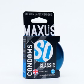 Презервативы классические MAXUS Classic №3 ж/к 4628518