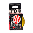 Презервативы ультратонкие MAXUS Sensitive №3 ж/к - фото 318638932