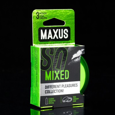 Презервативы набор MAXUS Mixed №3 ж/к
