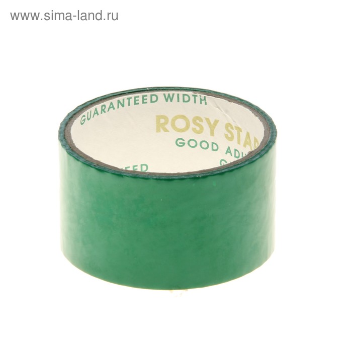 Клейкая лента Rosy Star зеленая, 48 мм х 13 м - Фото 1