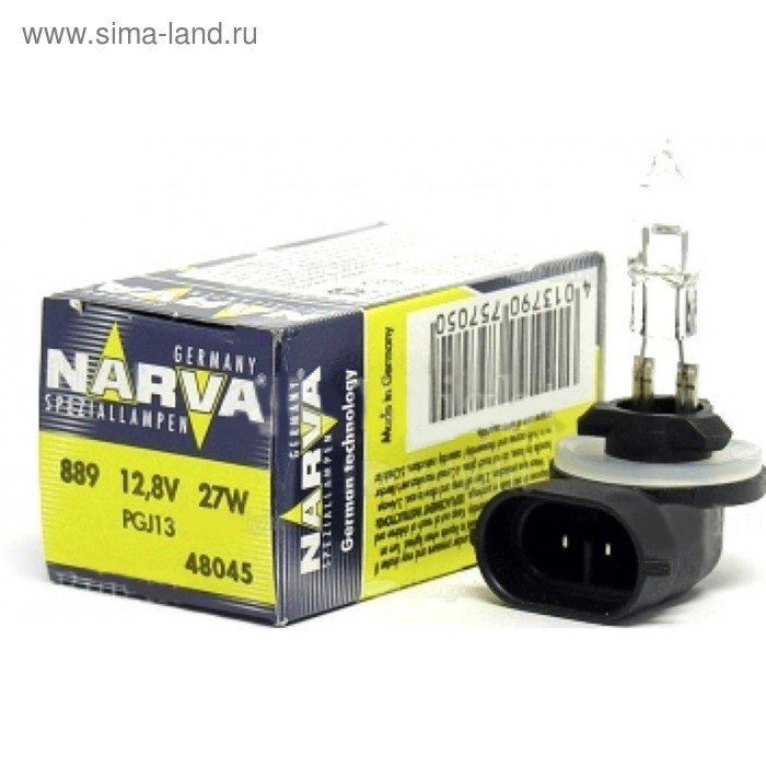 Лампа автомобильная Narva PGJ13, 889, 12 В, 27 Вт, 48045