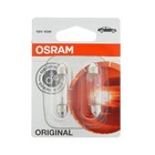 Лампа автомобильная Osram, T10.5, 12 В, 10 Вт, (SV8,5-41/11), набор 2 шт, 6411-02B - Фото 1