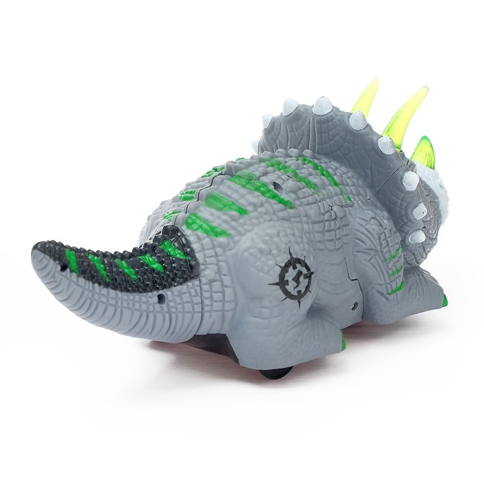 Робот «Трицератопс», трансформируется, световые и звуковые эффекты, работает от батарее, цвета МИКС 45955