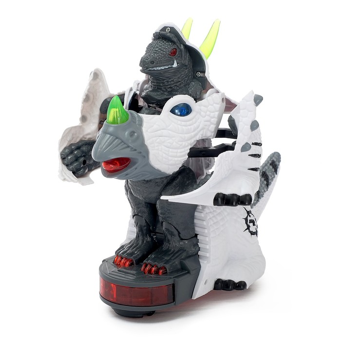 Робот «Трицератопс», трансформируется, световые и звуковые эффекты, работает от батарее, цвета МИКС 45955