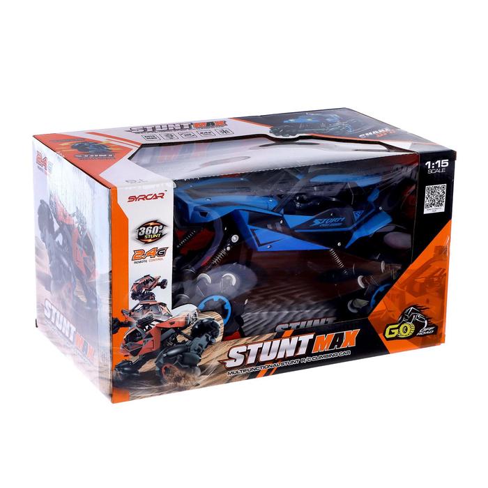 Машина радиоуправляемая «Джип-акробат», 4WD полный привод, движение во всех направлениях, цвет синий 45968