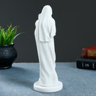 Статуэтка "Дева Мария с младенцем" 22х8см, белая / мраморная крошка - фото 8496526