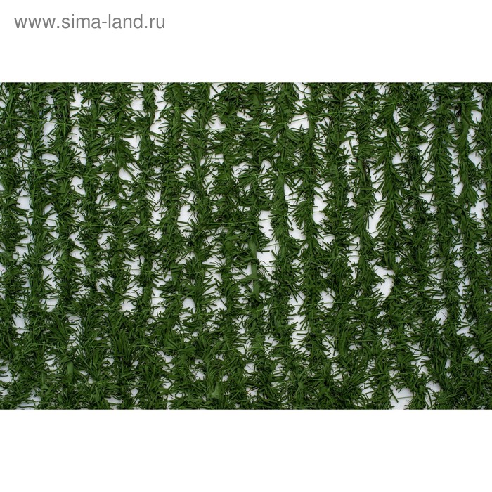 Маскировочная сеть «Папоротник», 1,5 × 2 м на сетевой основе, хвоя, светло-зелёная - Фото 1