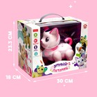 Робот кот «Умный питомец» ZHORYA, программируемый, на пульте управления, интерактивный: звук, свет, танцующий, музыкальный, на батарейках, на русском языке, розовый - Фото 6