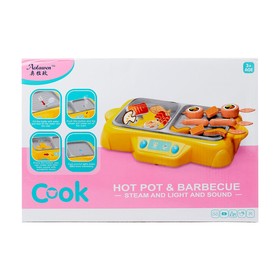 

Бытовая техника «Плита для барбекю» с аксессуарами, световые и звуковые эффекты, идёт пар