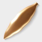 Блюдо для фруктов Доляна «Золотой лист», 40×11.5 см, золотое - Фото 4