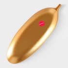 Блюдо для фруктов Доляна «Золотой лист», 40×14 см, золотое - Фото 5