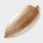 Блюдо для фруктов Доляна «Золотой лист», 45×17 см, цвет золотой - фото 4286964