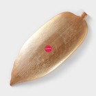 Блюдо для фруктов Доляна «Золотой лист», 45×17 см, цвет золотой - Фото 5
