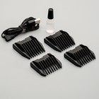 Машинка для стрижки с керамическим лезвием, регулировка ножа, USB-зарядка - Фото 6