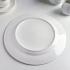 Набор для торта фарфоровый «Марбл», 8 предметов: тарелка d=27 см, 6 тарелок d=19 см, лопатка - Фото 3