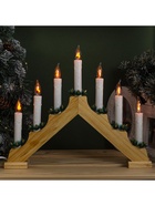 Светодиодная фигура «Рождественская горка» 39.5×33×5 см, дерево, 220 В, эффект пламени - Фото 6